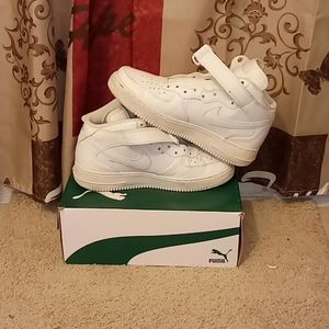 Women's Nike White Air Force 1s HighTops